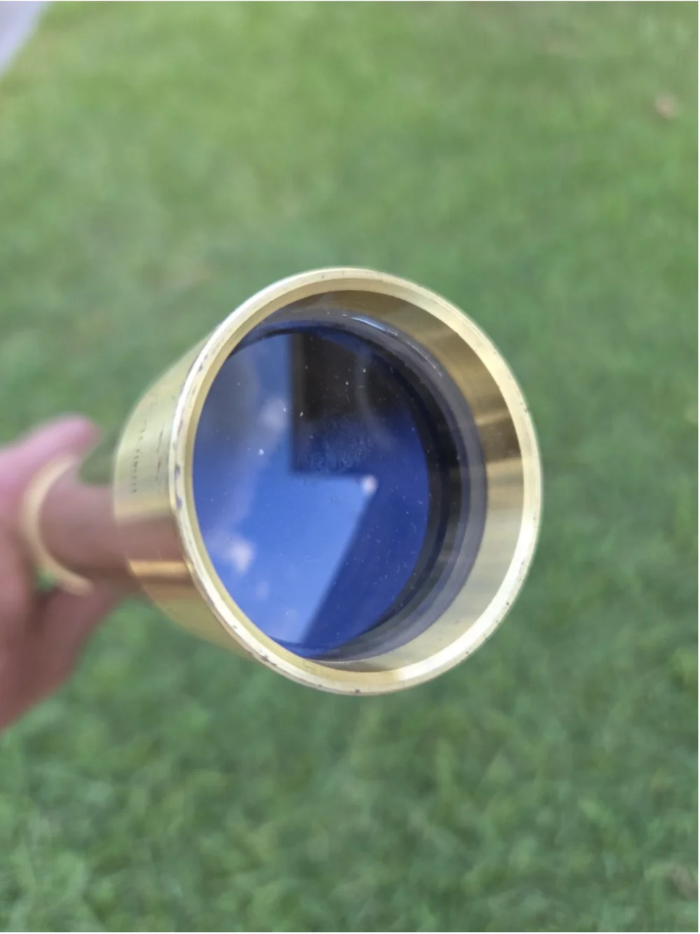 Vintage 1985-1986 Halley’s Comet Brass Telescope Spyglass 30x40mm 22